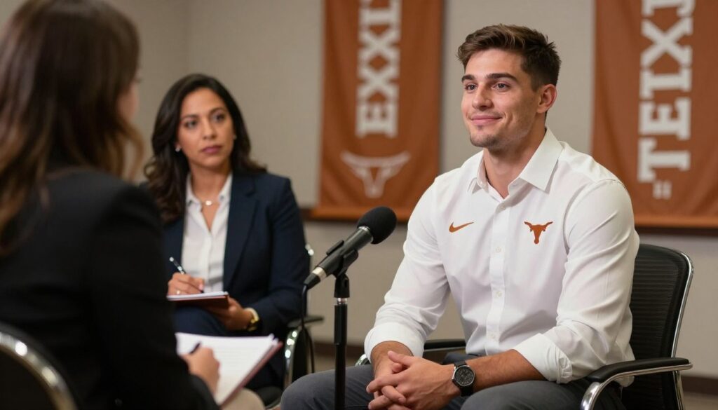 texas state athlete interview