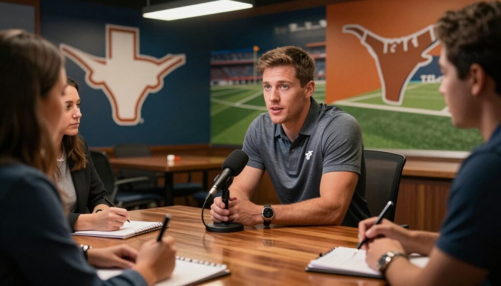 texas state athlete interviews
